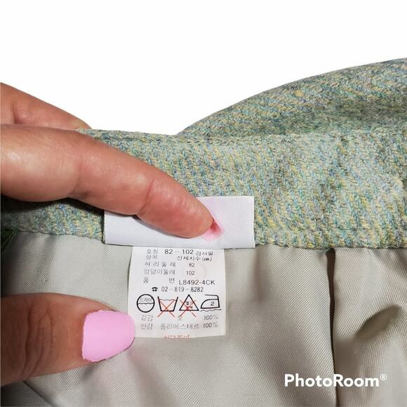 Lacoste Green Button-Front Skirt - Picture 7 of 11